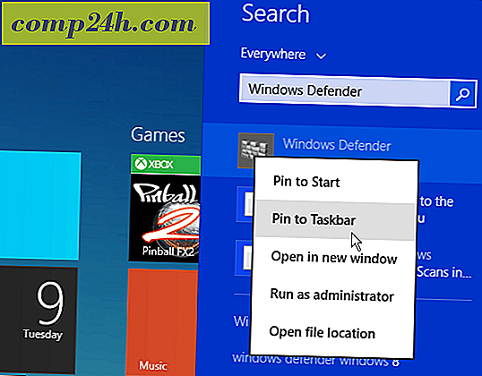 Windows 8.1 Tips: Lägg till Windows Defender i kontextmenyn