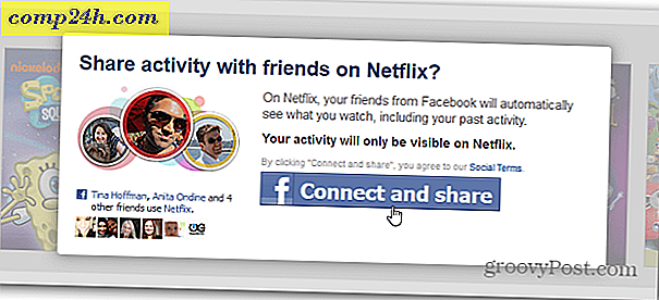 Sådan aktiverer du Netflix Facebook Sharing Integration