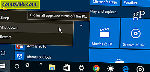 Windows 10 Avstängning, omstart, viloläge och viloläge