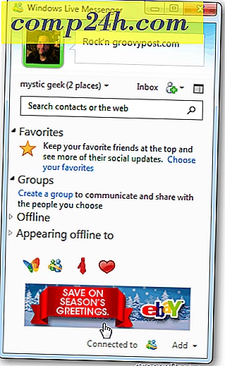 Fjern annonser og visuelt tilpasse Windows Live Messenger