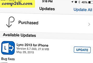 Microsoft-uppdateringar Lync för iPhone till 5.7.563