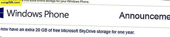 Windows Phone-användare Få 20 GB gratis SkyDrive-utrymme
