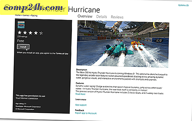 Gratis Windows 8-spel: Hydro Thunder Hurricane