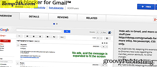 इस Google क्रोम एड-ऑन के साथ जीमेल विज्ञापन मुक्त का प्रयोग करें