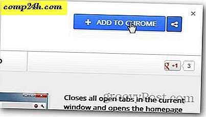 Lukk alle åpne Google Chrome-faner med en klikk