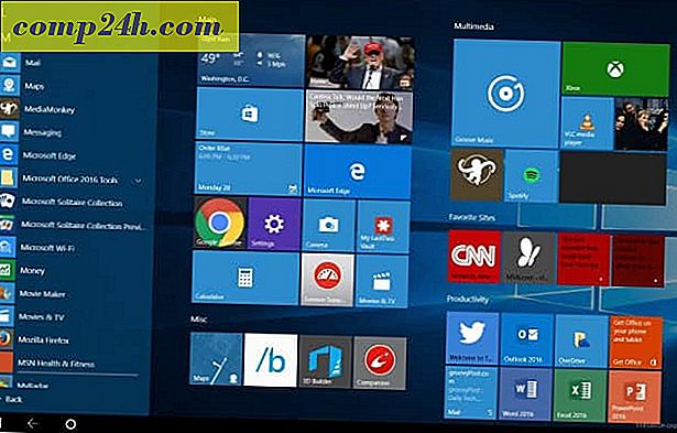 Windows 10 Tip: Startmenu Start volledig scherm