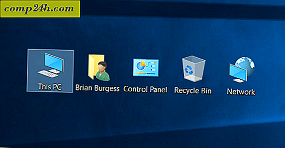 Windows 10 Tip: Tilføj eller fjern system ikoner til skrivebordet