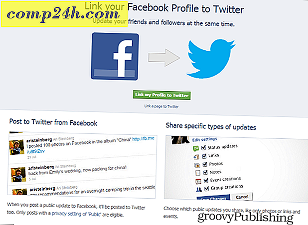 Hoe Facebook Facebook-updates automatisch op Twitter posten
