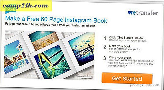 WeTransfer erbjuder en gratis 60 Page Instagram fotobok