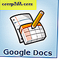 Hvordan lage en pivottabell i et Google Docs Speadsheet