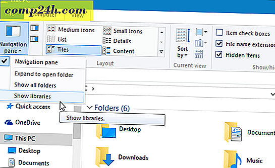 Windows 10 Tips: Gjør biblioteker oppe i File Explorer