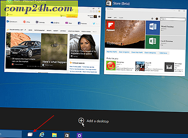 Virtuaalisten työpöytien käyttäminen Windows 10: ssä