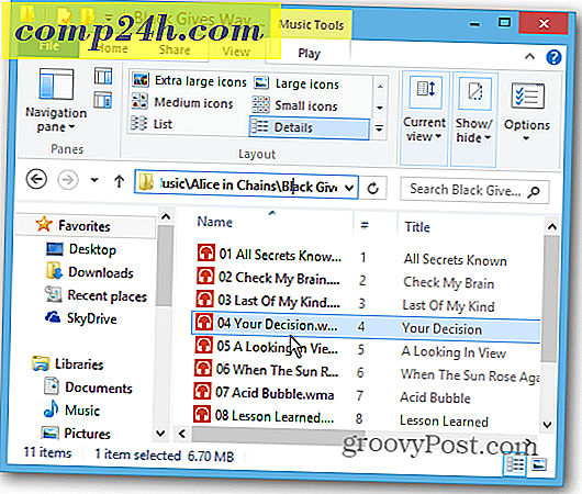 विंडोज 8: डेस्कटॉप प्रोग्राम में वीडियो और संगीत फ़ाइलें खोलें