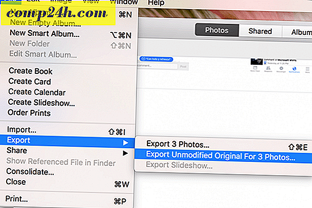 Sådan deler du billeder fra OS X Photos App til OneDrive