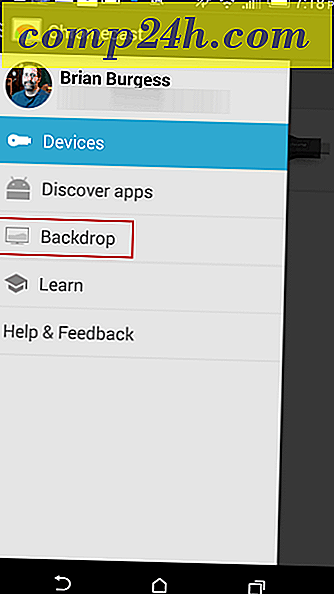 Sådan bruger du Chromecast Backdrop-funktionen