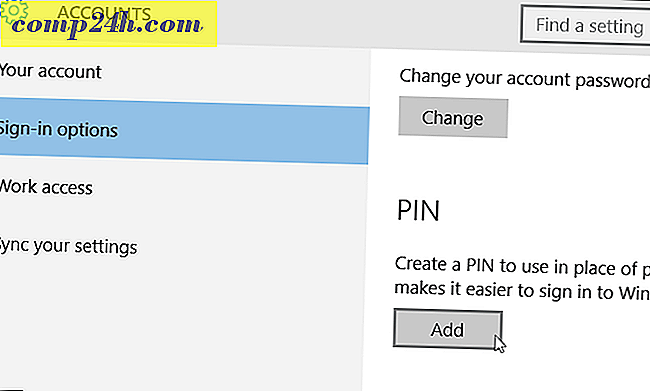 Hoe u een pin-in van een Windows 10-gebruikersaccount en gemakkelijker aanmelden kunt maken