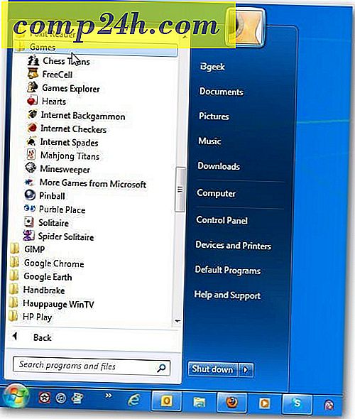 Slik deaktiverer du Windows 7 Standard Games