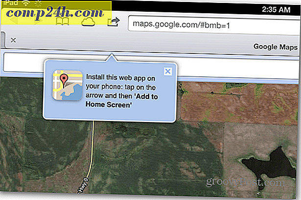 iOS 6 Tips: Legg til Google Maps på startskjermbildet