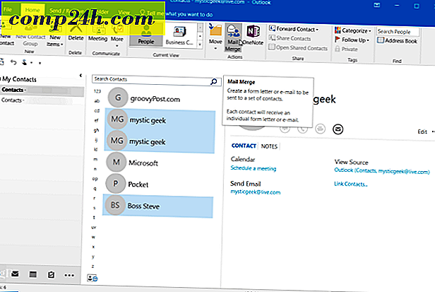 Skicka personliga massmeddelanden med Outlook 2013 eller 2016