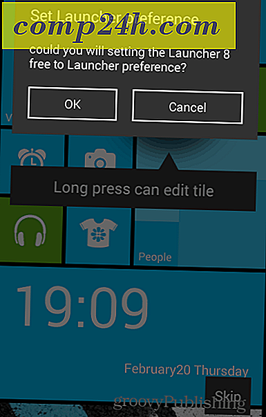 Låt Android se ut som Windows Phone med Launcher 8