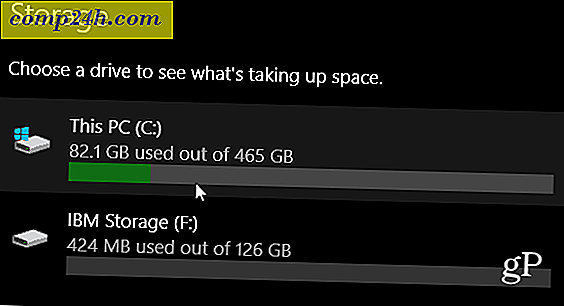Sådan gemmes GBS Space efter Windows 10 årsdagen opdatering