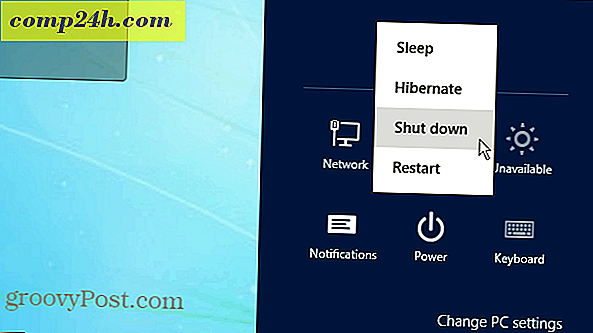 Avstängning Windows 8 Nätare med strömbrytaren