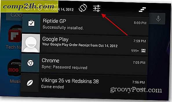 Sett en skjermlås på Google Nexus 7 Tablet