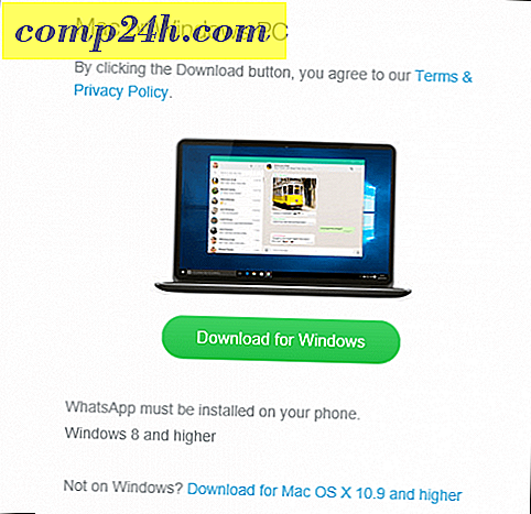 Opsætning og brug WhatsApp til Windows Desktop