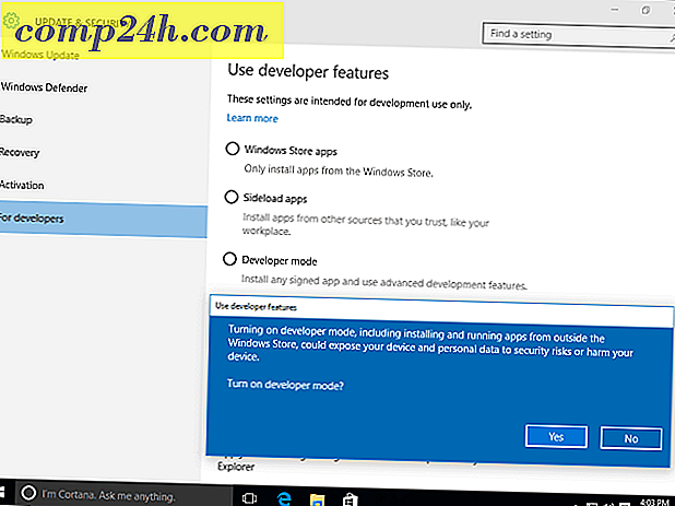 Kom i gang med Bash i Windows 10 årsdagen opdatering