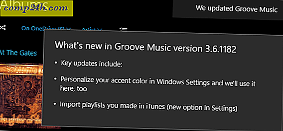 ITunes-afspeellijsten importeren in Windows 10 Groove Music