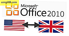 Så här ändrar du provningsspråket i Office 2010 från AmEng (US) till BrEng (UK)