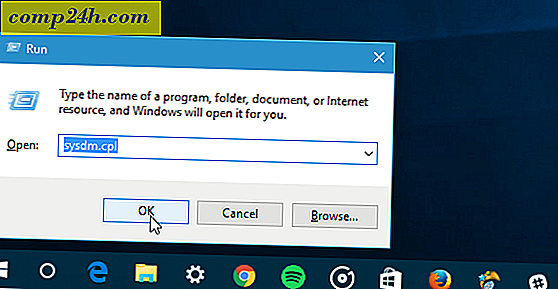 Gjør systemgjenoppretting i Windows 10 Bruk mindre diskplass