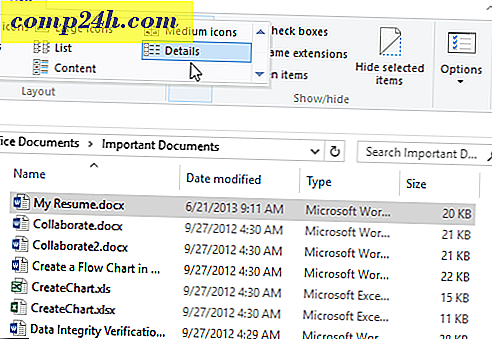Windows 10 Tip: Få mest ud af File Explorer Layouts