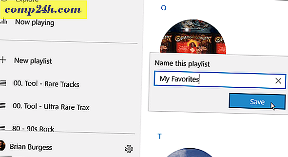 Windows 10 Tip: Pin favorit musikliste til Start-menuen