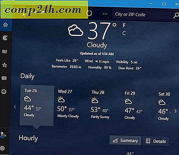 Windows 10 Vihje: Lisää useita paikkoja Weather-sovellukseen