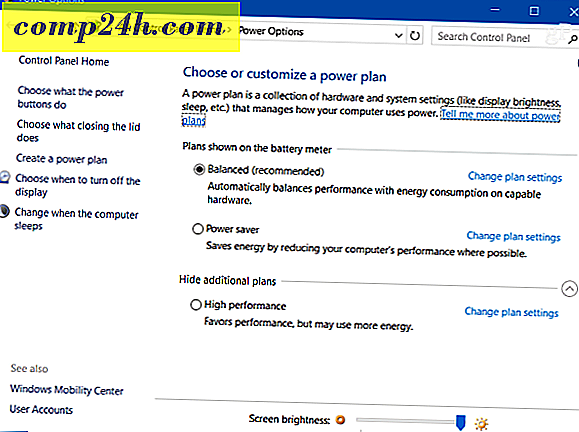 Endre Windows 10 Power Plans for din bærbare PC på den enkle måten