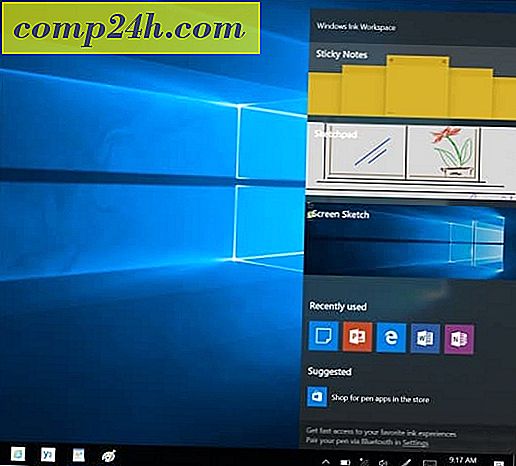 Aloittaminen Windows 10 Inking -ominaisuuden avulla