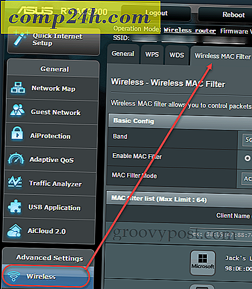 MAC-filtrering: Blockera enheter på ditt trådlösa nätverk [ASUS-routrar]