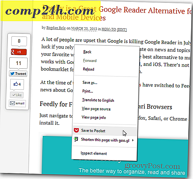 Så här får du Google Chrome: s gamla menyn med höger klick tillbaka