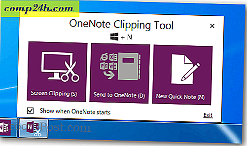 Sådan fjerner du OneNote 2013 Clipping Tool