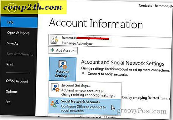 Outlook 2013 में अपने फेसबुक खाते को कैसे कनेक्ट करें