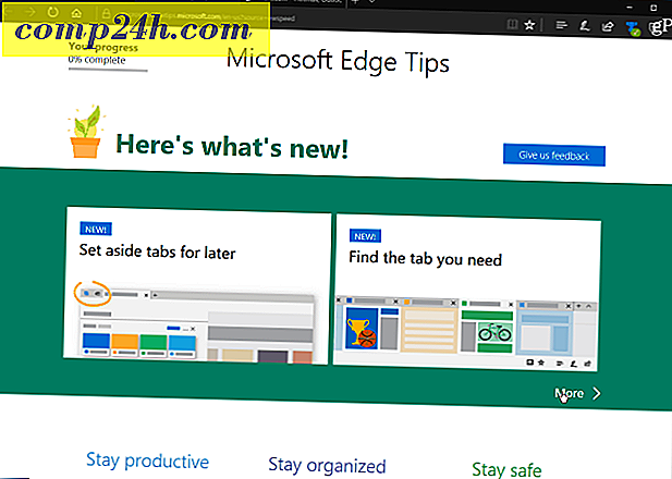 Inaktivera den irriterande Microsoft Edge "First Run" välkomstsidan i Windows 10