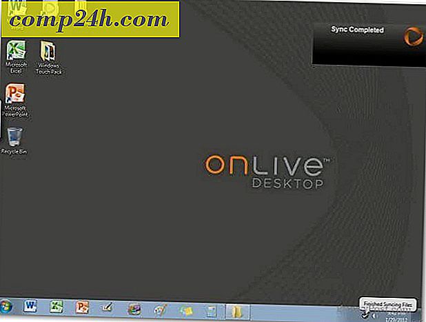 OnLive Desktop: Ändra bakgrundsbakgrund