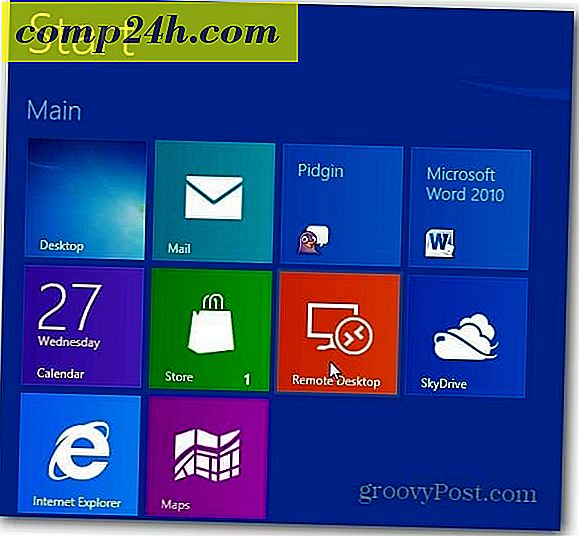 Windows 8 App Feature: Fjernskrivebord