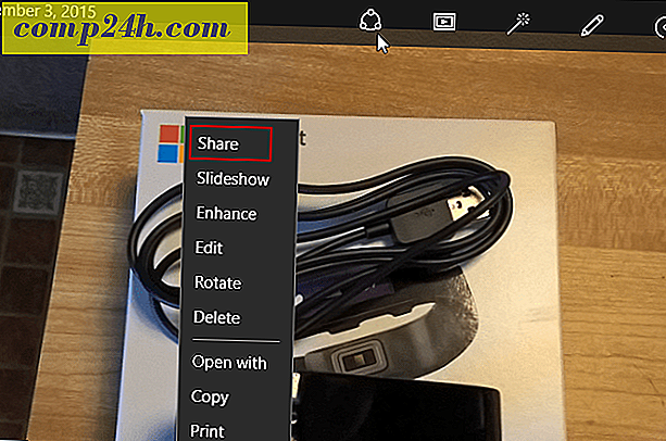 Windows 10 Vinkki: käytä Photos-sovellusta Jaa kuvia ja videota