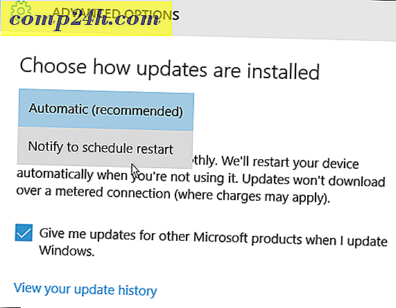 Windows 10 Tips: Schema Windows Update startar om