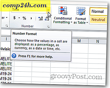 Sådan opdateres celledata efter anvendelse af nummerformatering i Excel