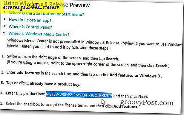 Installera Windows Media Center på Windows 8 Release Preview