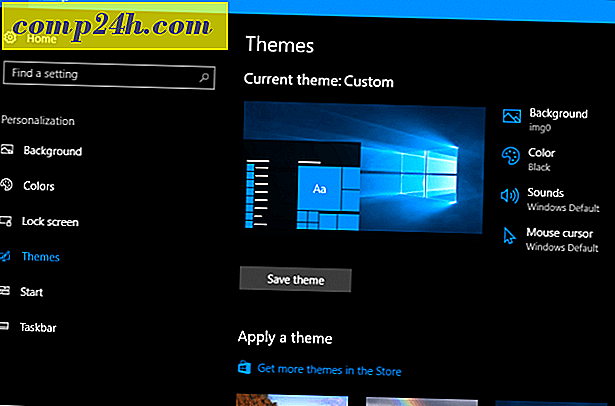 Sådan installeres temaer fra Windows Store (Windows 10 Creators Update)