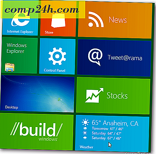 Windows 8: verkrijg weersomstandigheden van meerdere steden